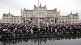 Maďarsko, pochod, Fidesz, Budapešť,