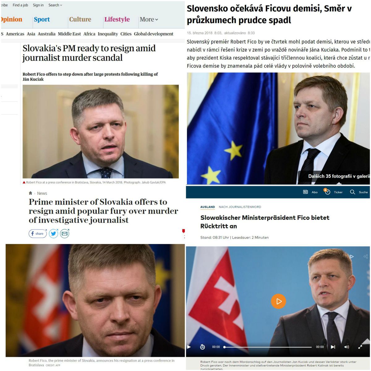Reakcie zahraničných médií na vyvrcholenie...