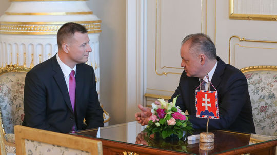 Prezident Andrej Kiska a navrhovaný minister...