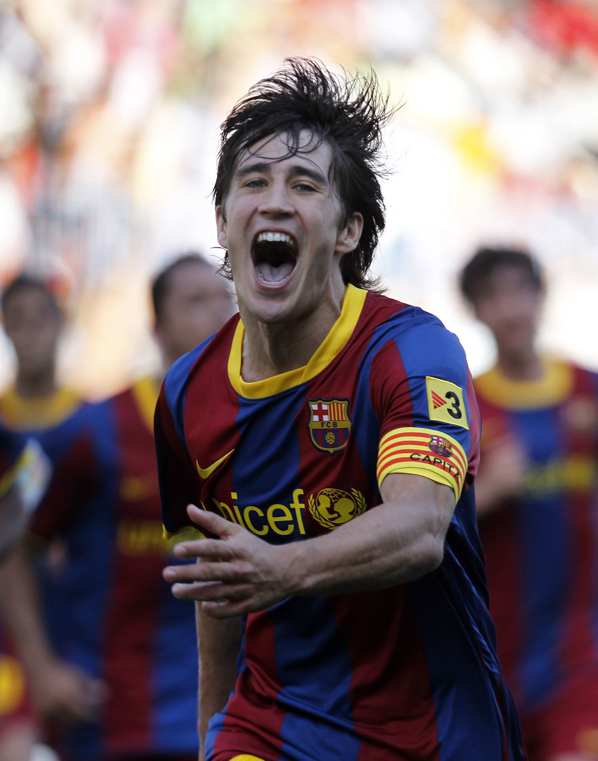 Bojan Krkič v drese FC Barcelona.