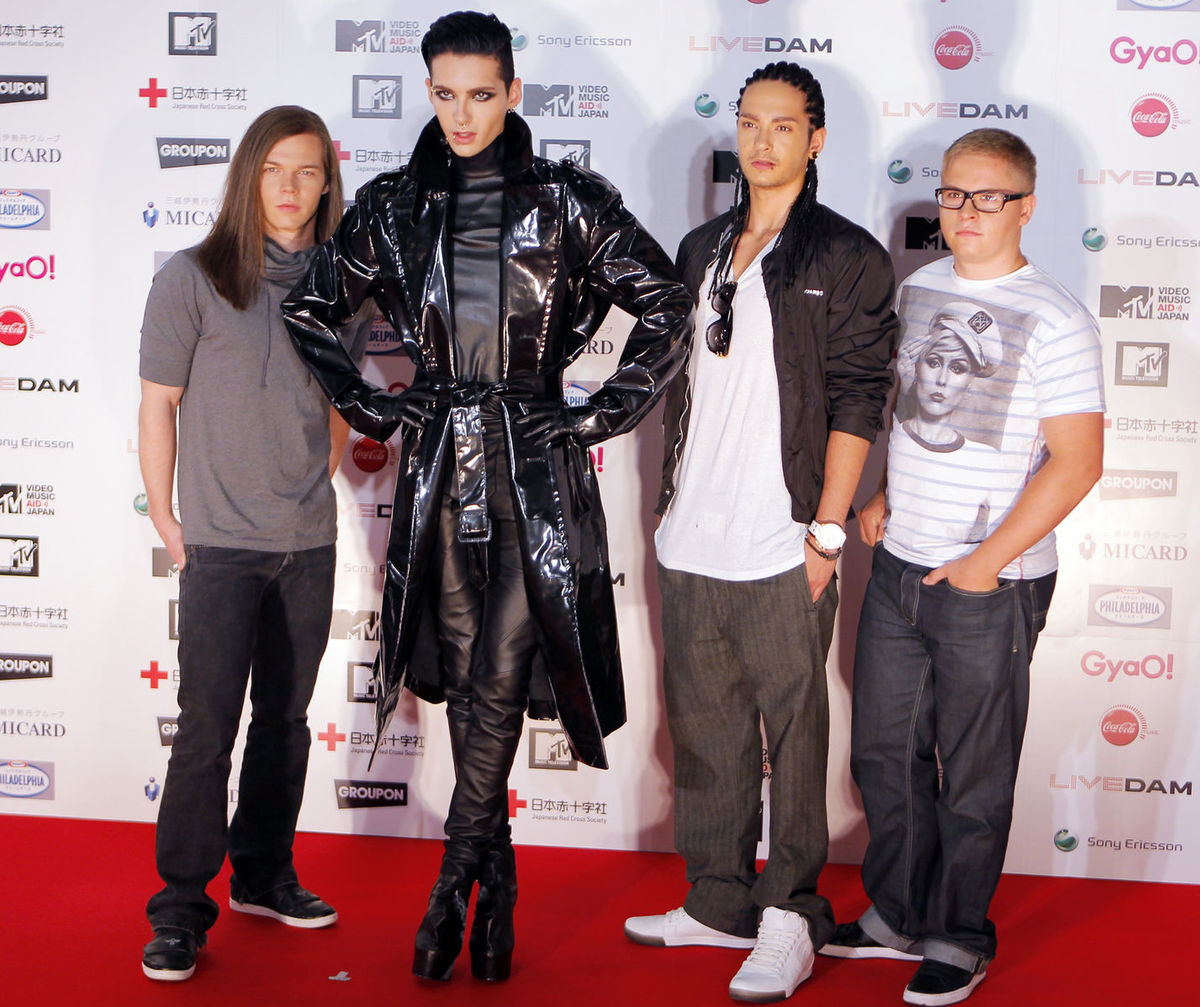 Členovia kapely TOkio HOtel: Zľava: Georg...