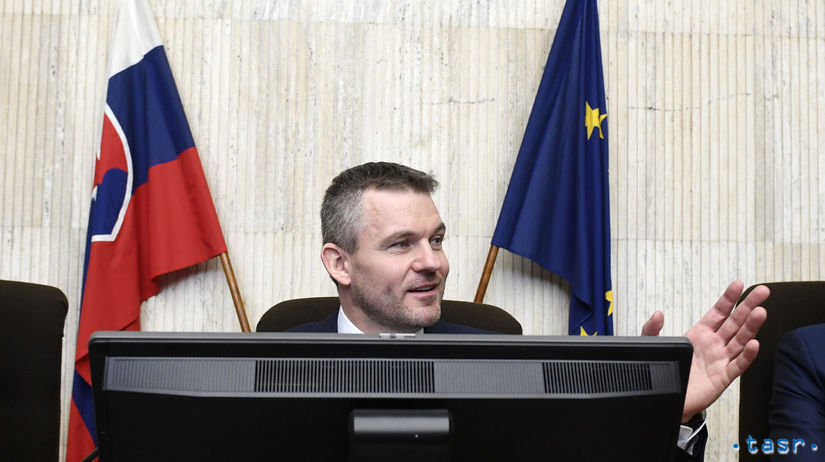 Na snímke nový predseda vlády Peter Pellegrini...