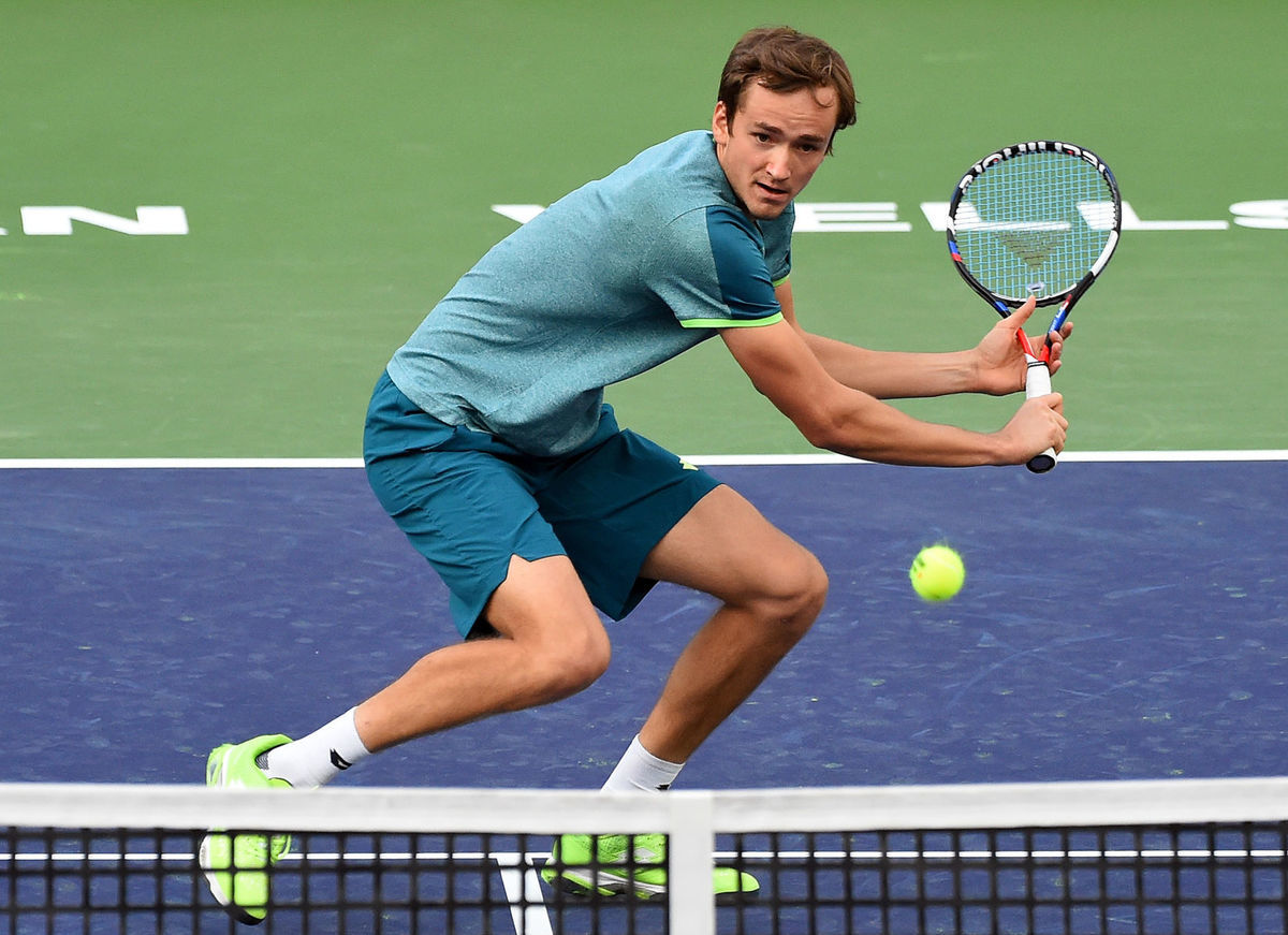 Daniil Medvedev v akcii.