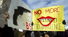 USA Washington Protest Zbrane Kontrola Sprísnenie