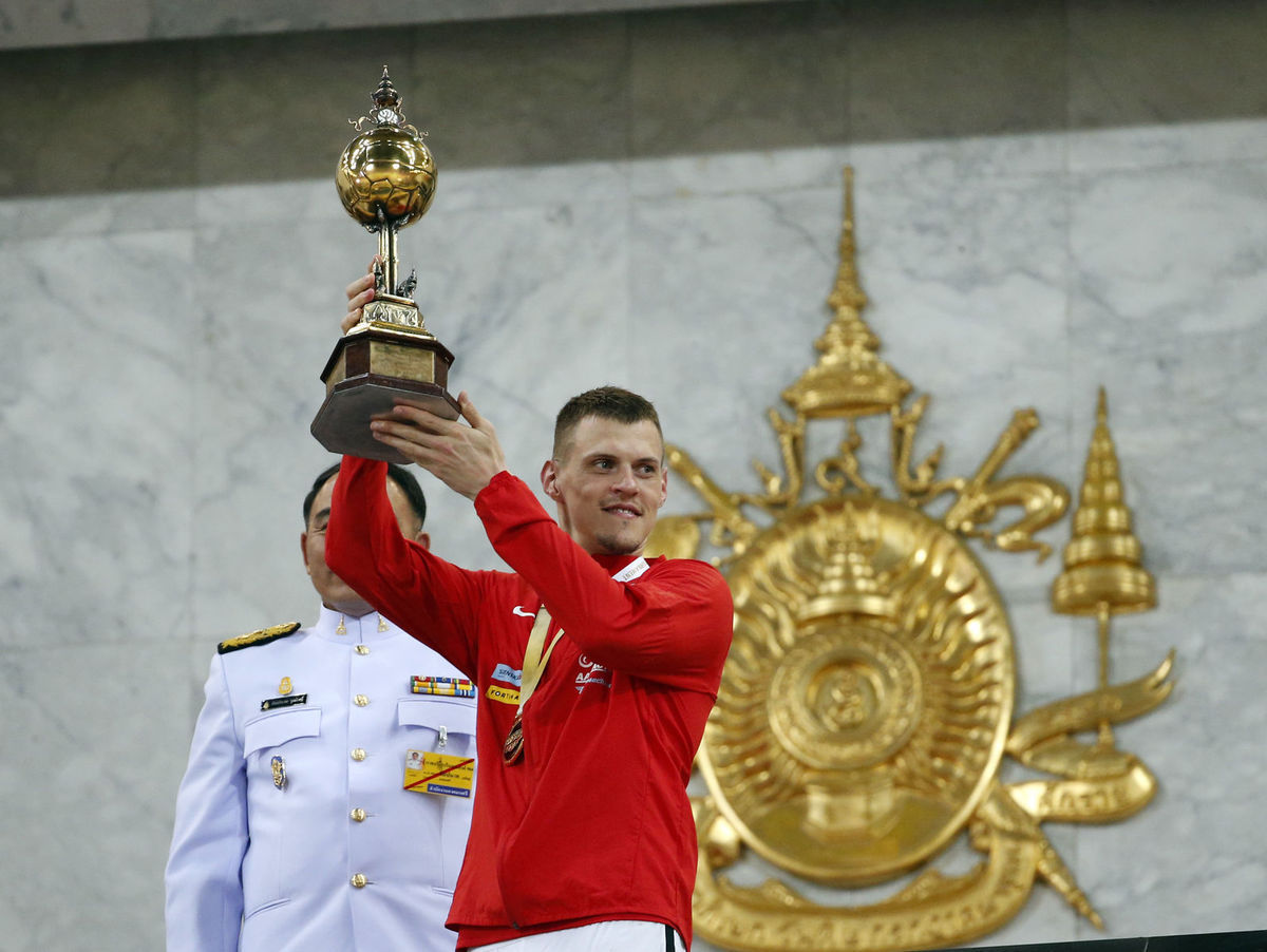 Kapitán slovenských futbalistov Martin Škrtel s...