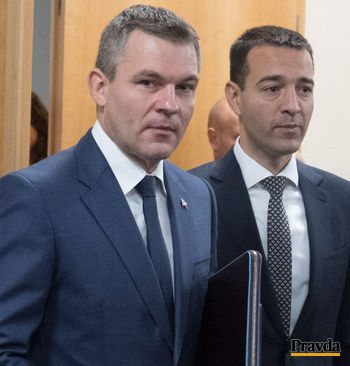 Peter Pellegrini (vľavo) a Tomáš Drucker.