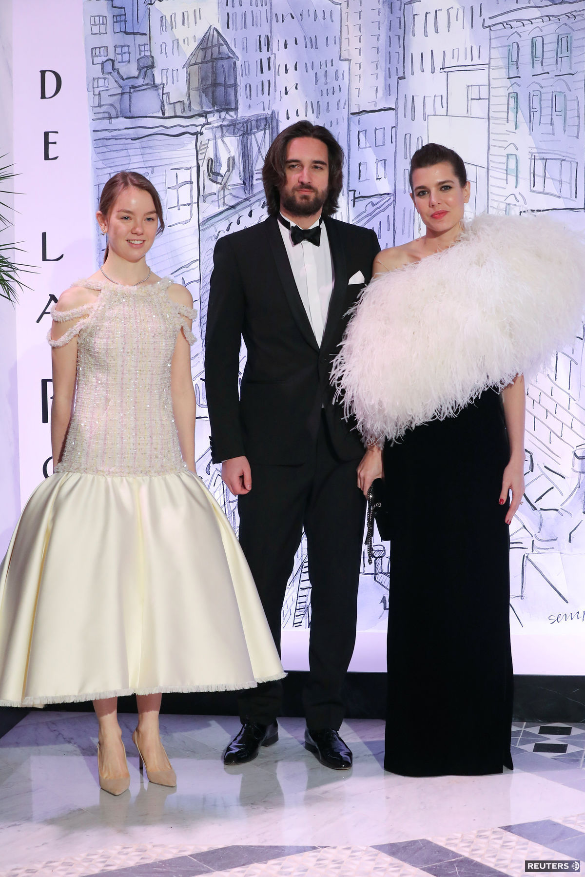 Charlotte Casiraghi (vpravo), jej partner...