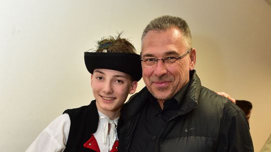 Martin Repáň z Terchovej s hercom Marekom Ťapákom.