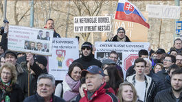 SR Bratislava protest vláda NR SR BAX