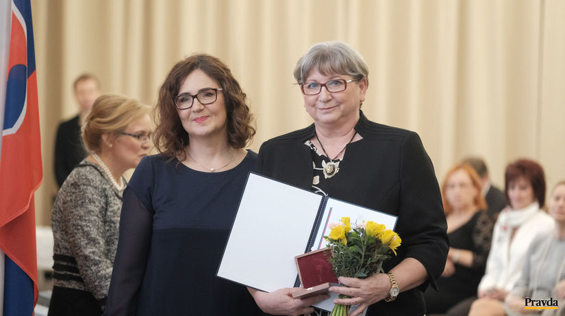 Stredoškolská pedagogička Mária Juristová (v...