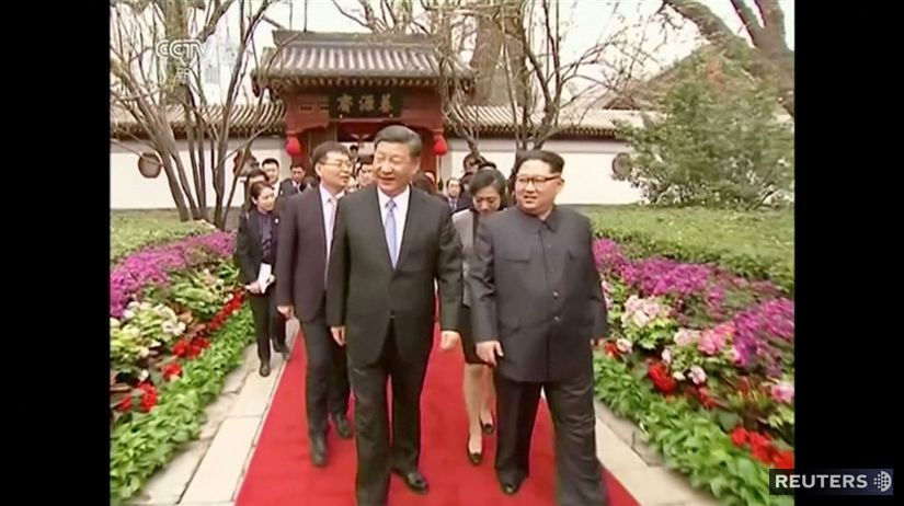Kim Čong-un Čína Si Ťin-pching