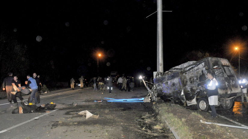 Turecko migranti nehoda dopravná obete