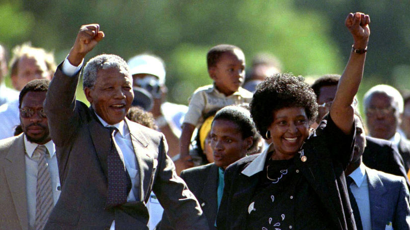Nelson Mandela, manželka, Winnie