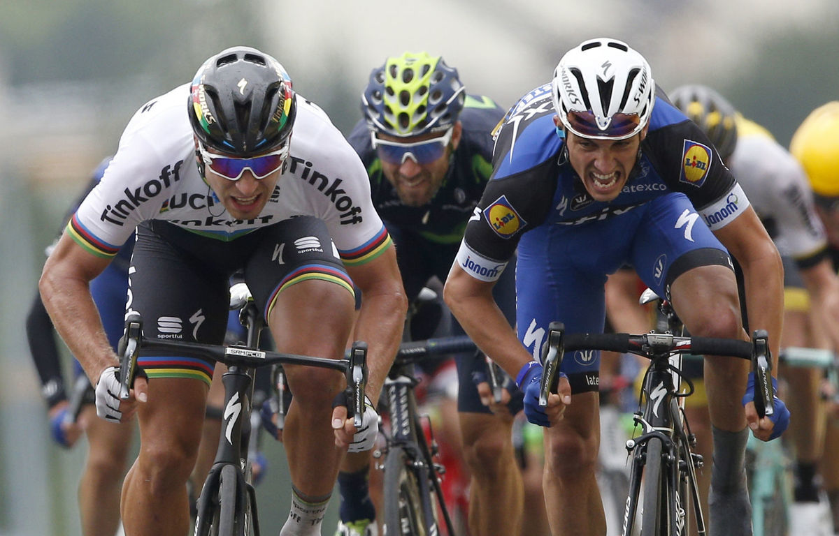 Peter Sagan a Julian Alaphilippe na Tour de...