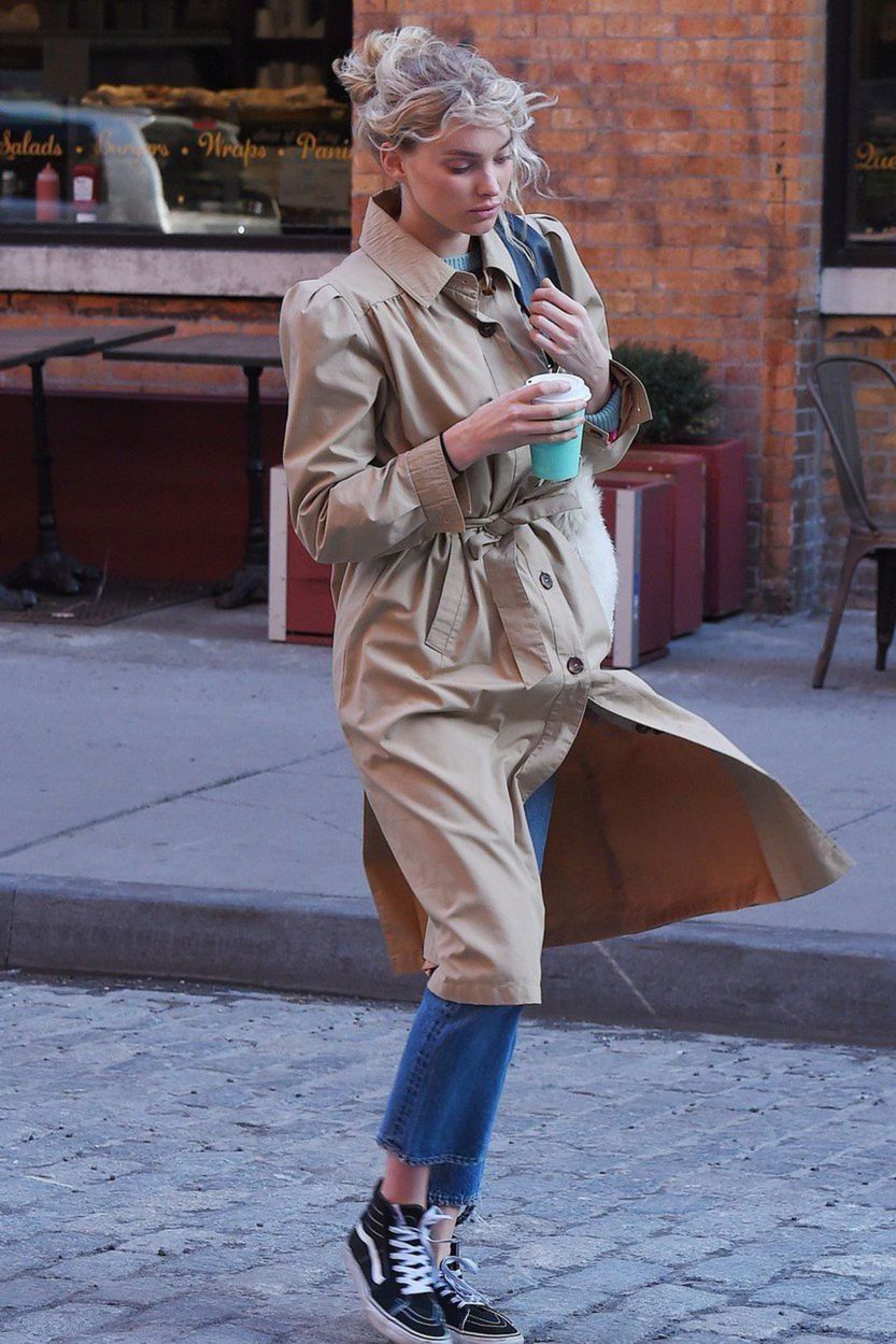 Švédska topmodelka Elsa Hosk počas rannej...