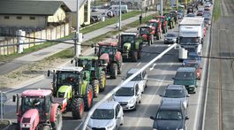 traktory, protest, Košice
