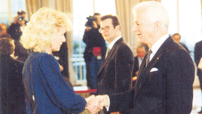 Chargée d'affaires SR v NSR Klára Novotná...