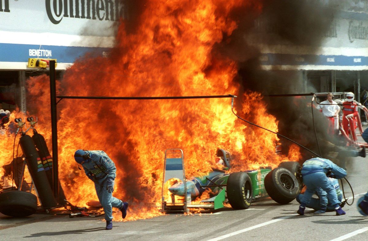 Hockenheim 1994. Monopost Josa Verstappena...
