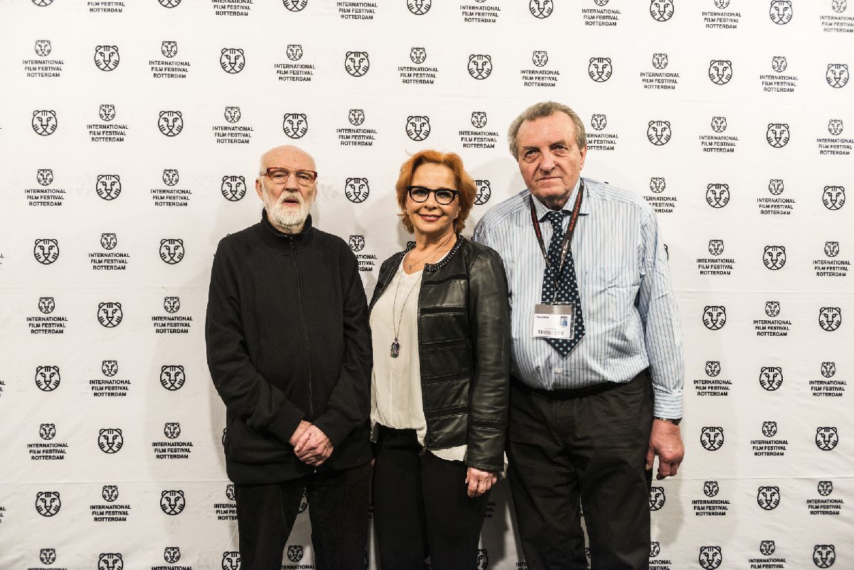 Režisér Jan Švankmajer (vľavo), Kamila Magálová...