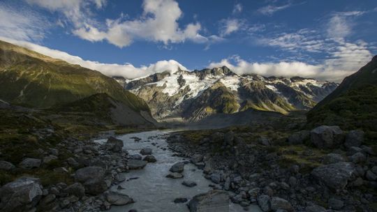 Nový Zéland - topiace sa ľadovce