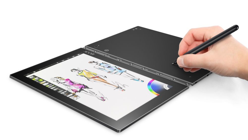 Lenovo Yoga Book poslúži aj ako grafický tablet.