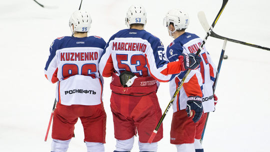 HOKEJ-KHL: Bratislava - Moskva