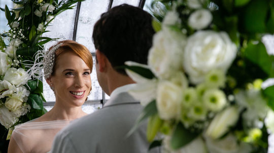 Herečka Táňa Pauhofová ako nevesta v seriáli...