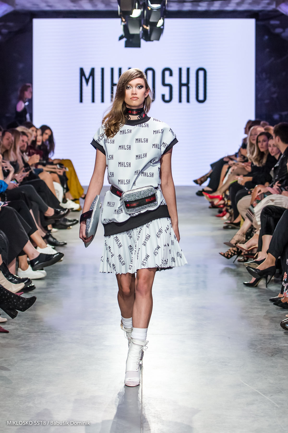 Modelka na prehliadke Miklosko Jar-Leto 2018....