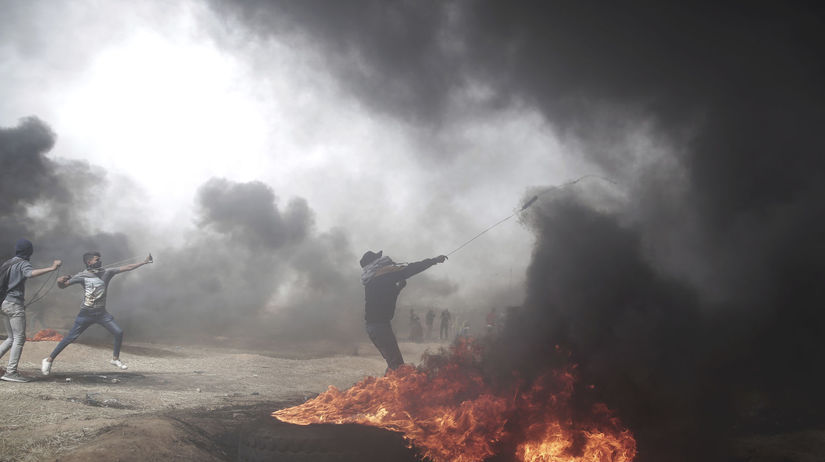 Izrael Palestínčania Gaza protesty