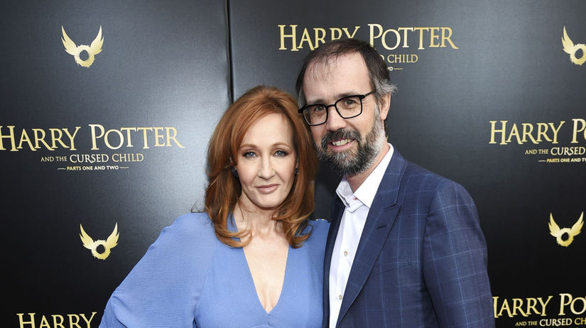 Spisovateľka J.K. Rowling a jej manžel Neil...