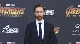 Herec Tom Hiddleston (predstaviteľ Lokiho) na premiére.