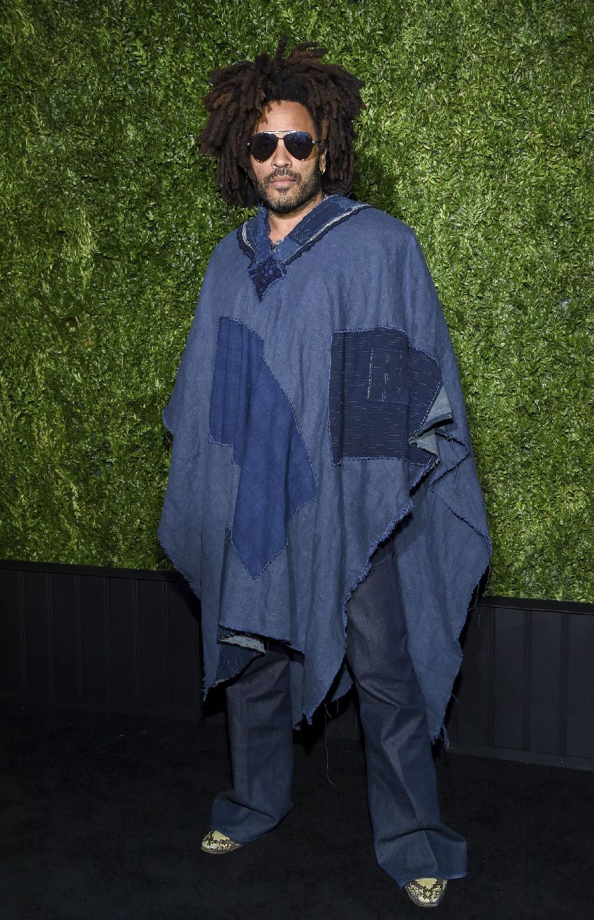Lenny Kravitz počas festivalového podujatia...