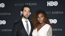 Tenistka Serena Williams a jej manžel Alexis Ohanian.