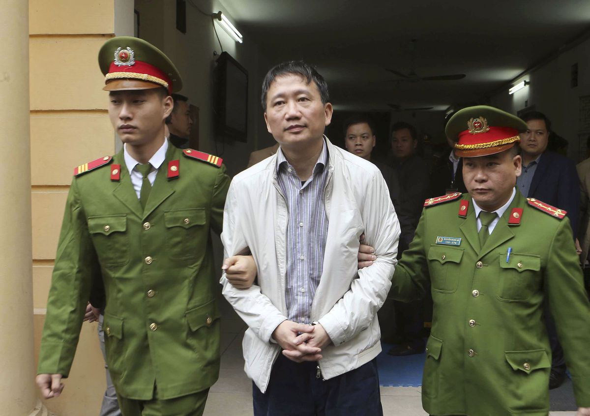 Vietnamského funkcionára Trinha Xuan Thanhu...