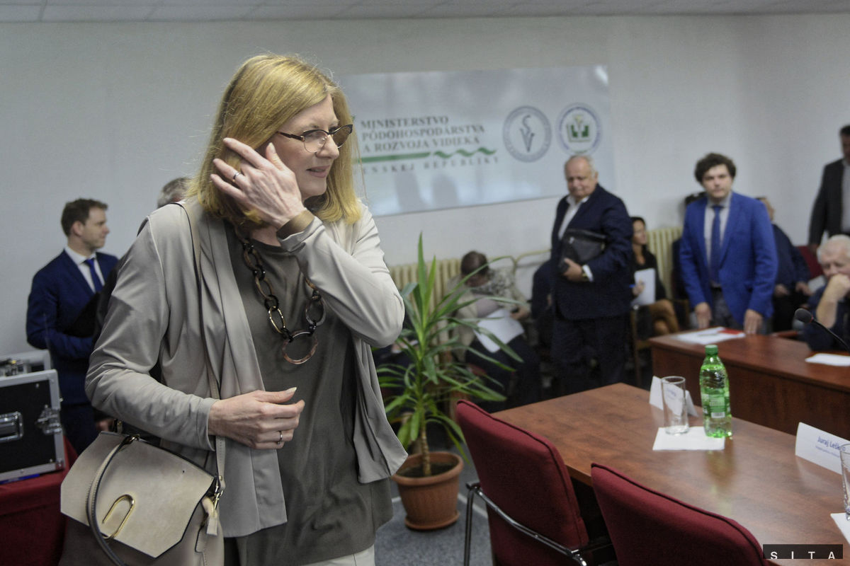Ministerka pôdohospodárstva Gabriela Matečná sa...