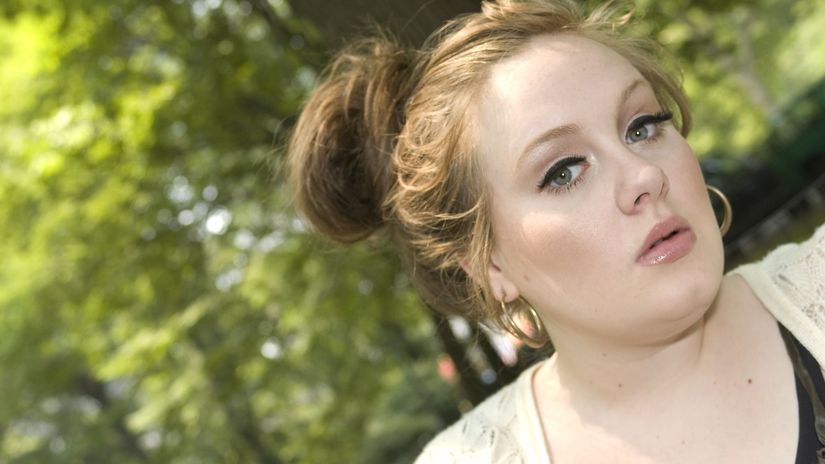 Rok 2008: Speváčka Adele na fotografii z New...