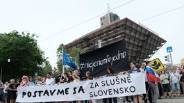 Protest za Slušné Slovensko Za slušné Slovensko - Predvečer svadby, Bratislava 4.5.2018.