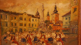 Marián a Marek Miklošovci – obraz a socha v Galérii v podkroví