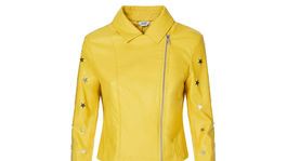 Dámska bunda žltej farby a dekoratívnym detailom hviezd. Predáva Liu Jo, info o cene v predaji. 
