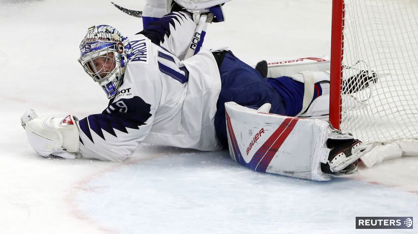 Francúzsky brankár Florian Hardy v zápase proti...