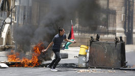 Izrael Palestínčania USA veľvyslanectvo otvorenie protesty