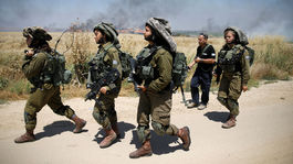 pásmo Gazy Izrael vojaci protest