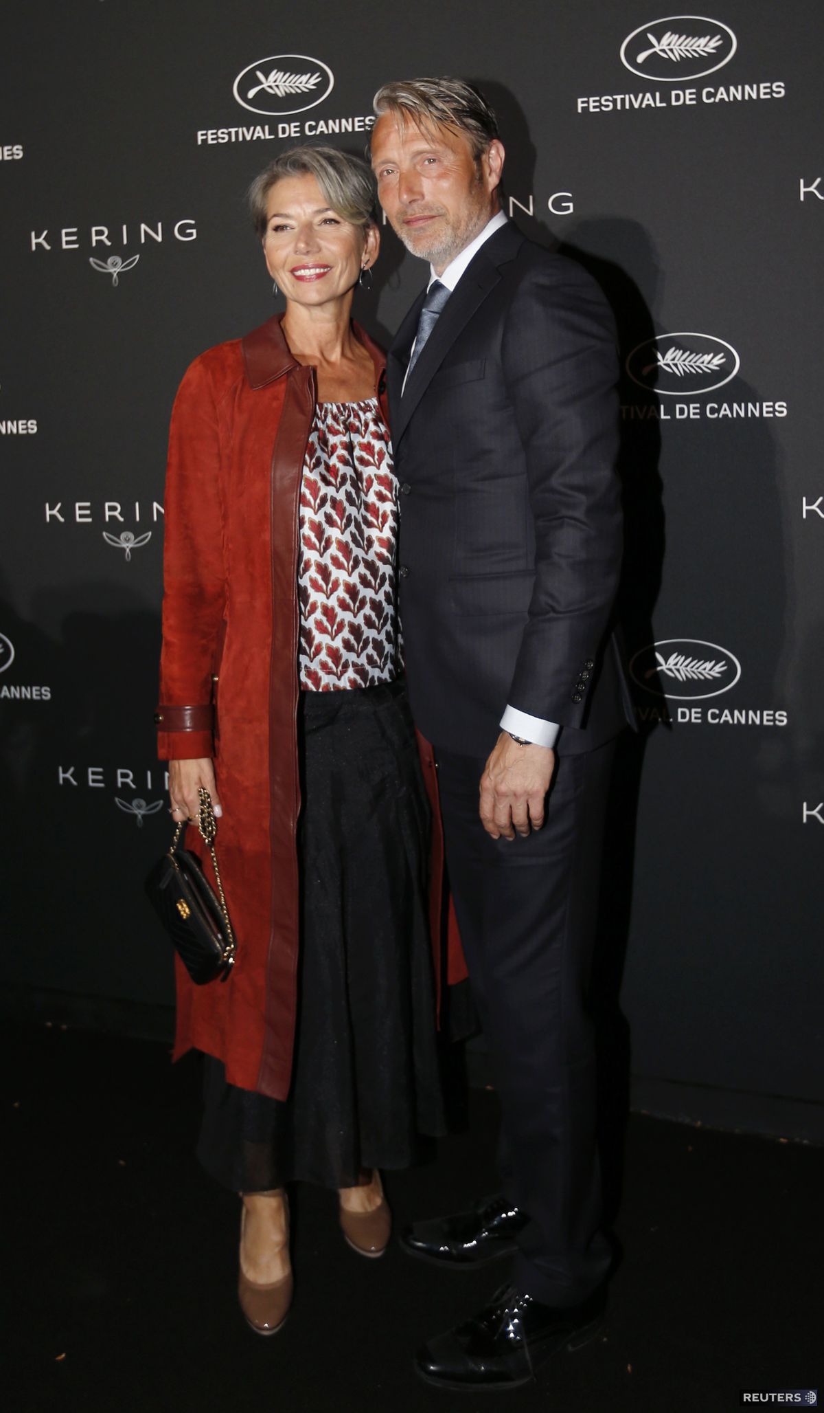 Mads Mikkelsen a jeho manželka Hanne Jacobsen...