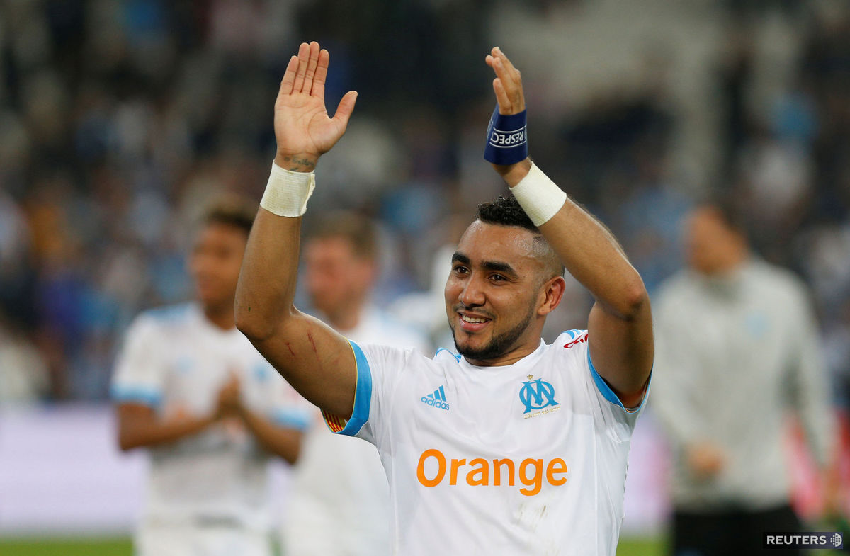Dimitri Payet v drese Olympique Marseille.