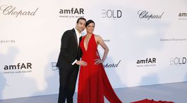 Herečka Michelle Rodriguez a jej garde Mohammed Al Turki.