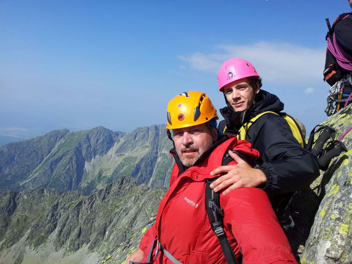 Herec Matej Landl s s najstarším synom Jakubom.