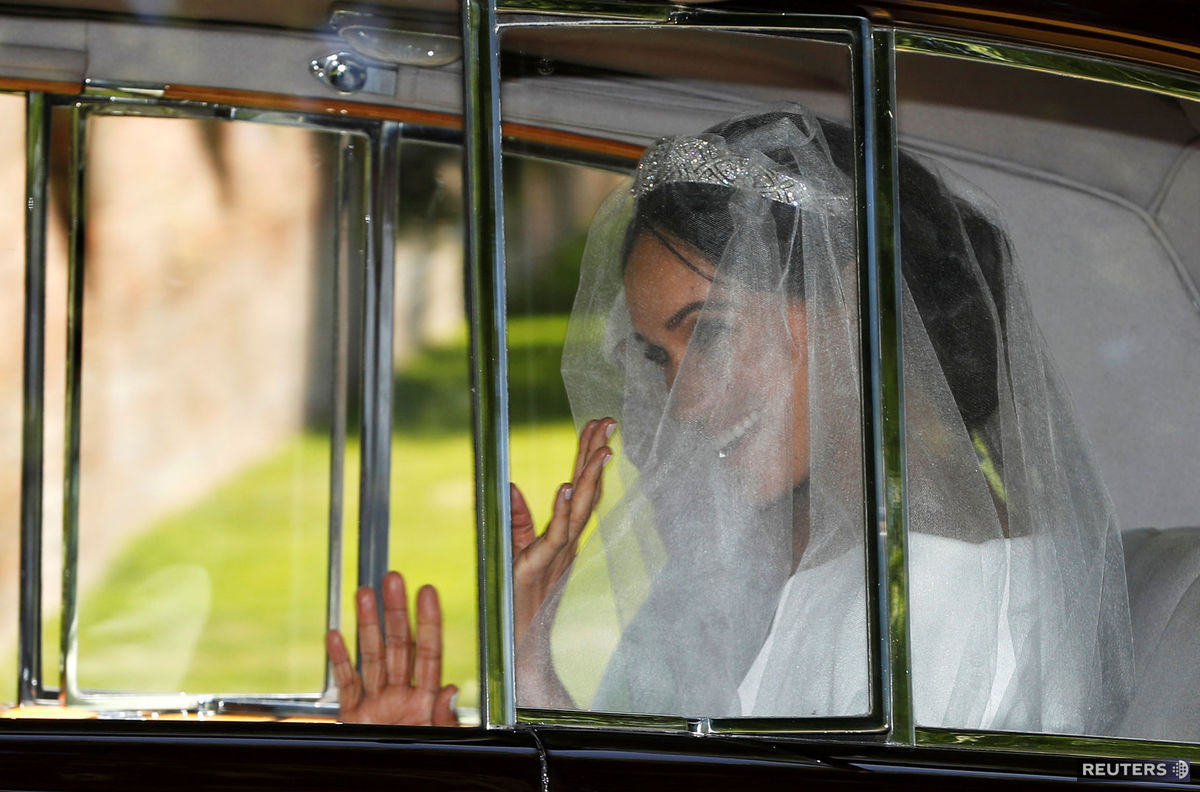 Meghan Markle už mieri na miesto obradu, na...