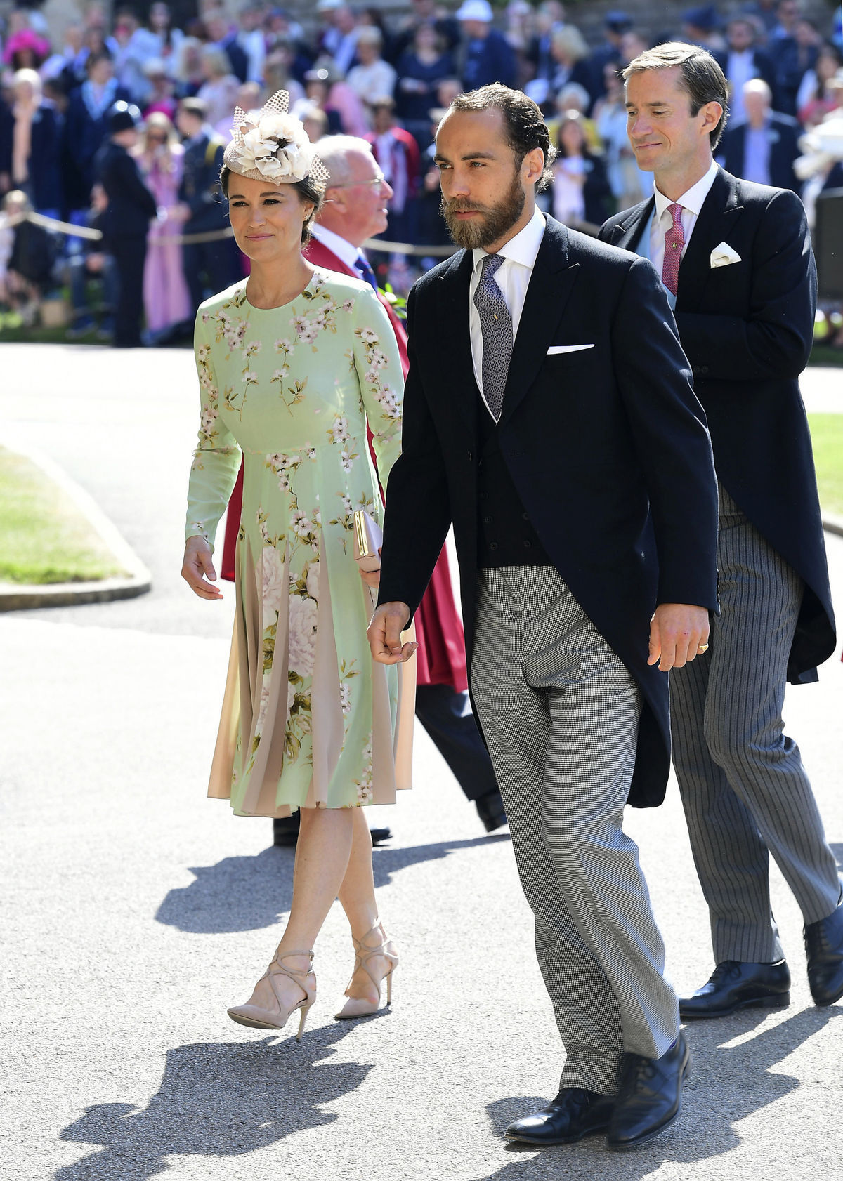 Pippa Middleton, jej brat James Middleton (v...