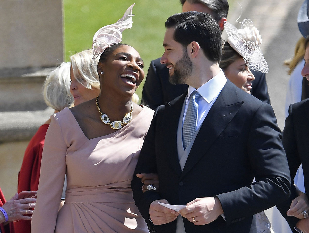 Tenistka Serena Williamsová a jej manžel Alexis...