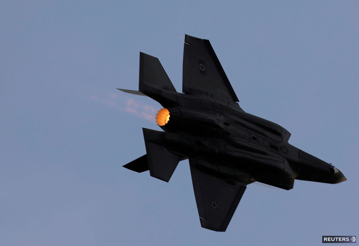 Stíhačka F-35 izraelského letectva.